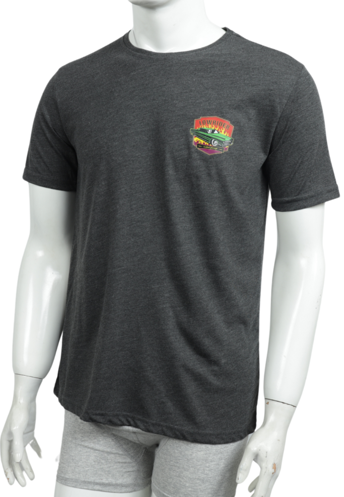 Tricou Bărbați cu Imprimeu LOWRIDER, Culoare Negru,Engros